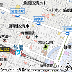兵庫県姫路市飾磨区玉地1丁目66周辺の地図