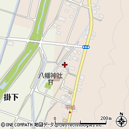 静岡県磐田市平松442-3周辺の地図
