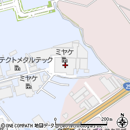 ミヤケ周辺の地図
