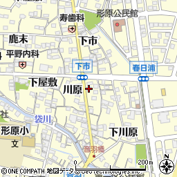 愛知県蒲郡市形原町川原37-2周辺の地図