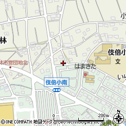静岡県浜松市浜名区小林407-2周辺の地図