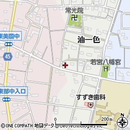 静岡県浜松市浜名区油一色114周辺の地図