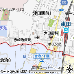 Ｍ’プラザ津田駅前周辺の地図