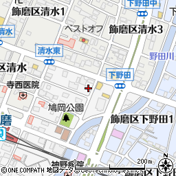 兵庫県姫路市飾磨区玉地1丁目107周辺の地図