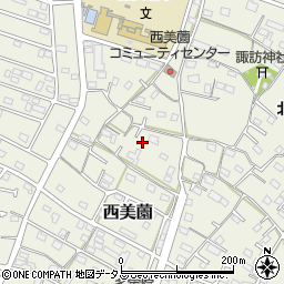 静岡県浜松市浜名区西美薗1450周辺の地図