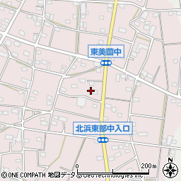 静岡県浜松市浜名区東美薗1166周辺の地図