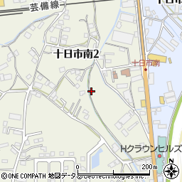 広島県三次市十日市南2丁目周辺の地図