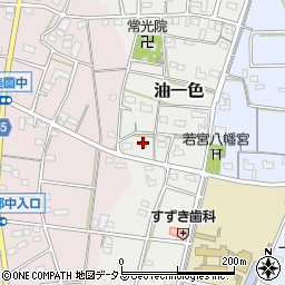 静岡県浜松市浜名区油一色115周辺の地図