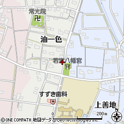 静岡県浜松市浜名区油一色124周辺の地図