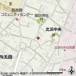静岡県浜松市浜名区西美薗1470周辺の地図