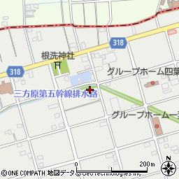 静岡県浜松市中央区根洗町256周辺の地図
