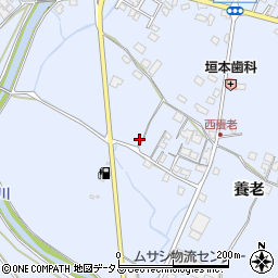 兵庫県加古川市平荘町養老206周辺の地図