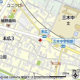 整体健康壱番館三木周辺の地図