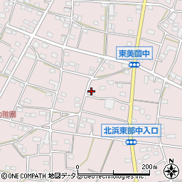 静岡県浜松市浜名区東美薗1163周辺の地図