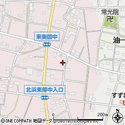 静岡県浜松市浜名区東美薗1242-1周辺の地図