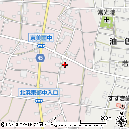 静岡県浜松市浜名区東美薗1188周辺の地図