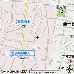 静岡県浜松市浜名区東美薗1188周辺の地図