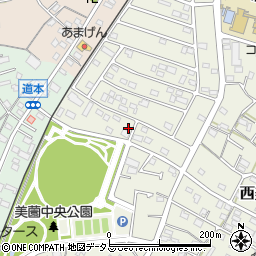 静岡県浜松市浜名区西美薗3116周辺の地図
