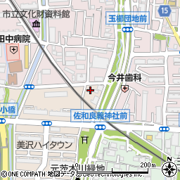 ＬａＬｕｃｅ南茨木周辺の地図