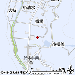 愛知県西尾市西幡豆町番場22周辺の地図