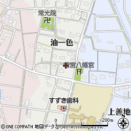 静岡県浜松市浜名区油一色125-1周辺の地図