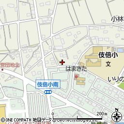 静岡県浜松市浜名区小林444-1周辺の地図