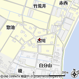 愛知県西尾市一色町大塚古川15周辺の地図