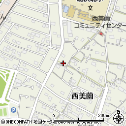 静岡県浜松市浜名区西美薗1279周辺の地図
