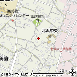 静岡県浜松市浜名区西美薗1614-8周辺の地図