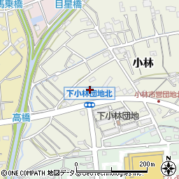 静岡県浜松市浜名区小林59周辺の地図