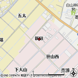 愛知県西尾市一色町惣五郎新田周辺の地図
