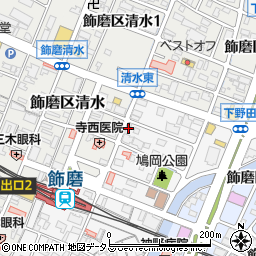 兵庫県姫路市飾磨区玉地1丁目67周辺の地図