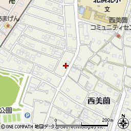 静岡県浜松市浜名区西美薗3167周辺の地図