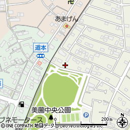 静岡県浜松市浜名区西美薗3108周辺の地図