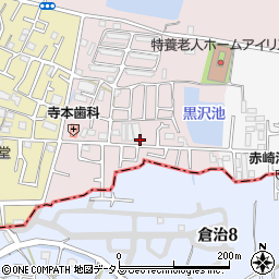 スイートガーデン枚方津田周辺の地図