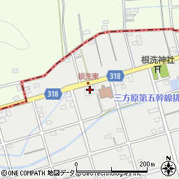 静岡県浜松市中央区根洗町290周辺の地図