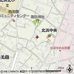 静岡県浜松市浜名区西美薗1614周辺の地図