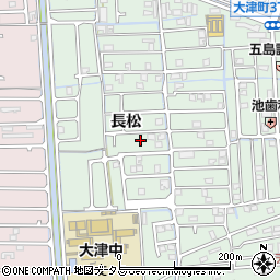 兵庫県姫路市大津区長松周辺の地図