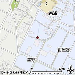 愛知県豊橋市下条東町池南周辺の地図