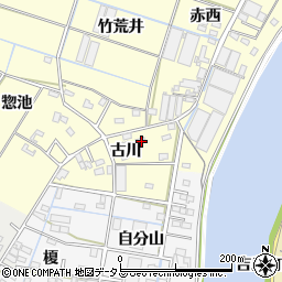 愛知県西尾市一色町大塚古川12周辺の地図