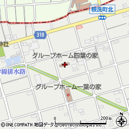 静岡県浜松市中央区根洗町207周辺の地図