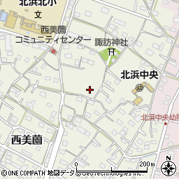 静岡県浜松市浜名区西美薗1476周辺の地図