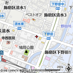 兵庫県姫路市飾磨区玉地1丁目103周辺の地図
