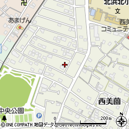 静岡県浜松市浜名区西美薗3193周辺の地図