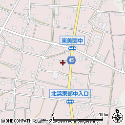 静岡県浜松市浜名区東美薗1191周辺の地図
