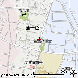 静岡県浜松市浜名区油一色127周辺の地図