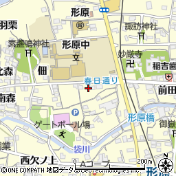 愛知県蒲郡市形原町佃43周辺の地図