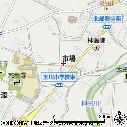 愛知県豊橋市石巻本町市場130周辺の地図