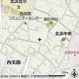 静岡県浜松市浜名区西美薗1476-7周辺の地図