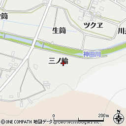 愛知県豊橋市石巻本町三ノ輪周辺の地図